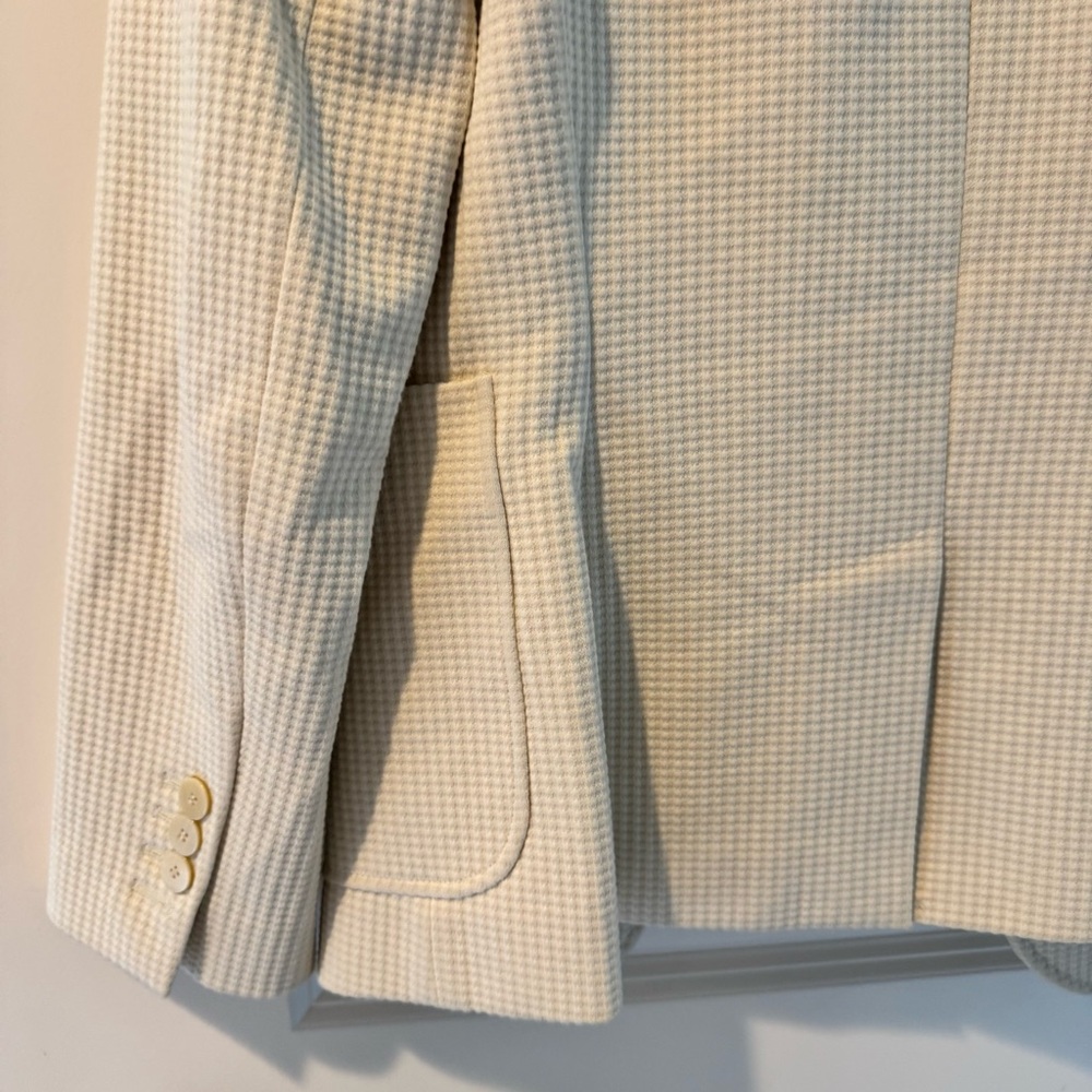 Theory Ivory & Tan Blazer | Size 0 - Picture 5 of 5